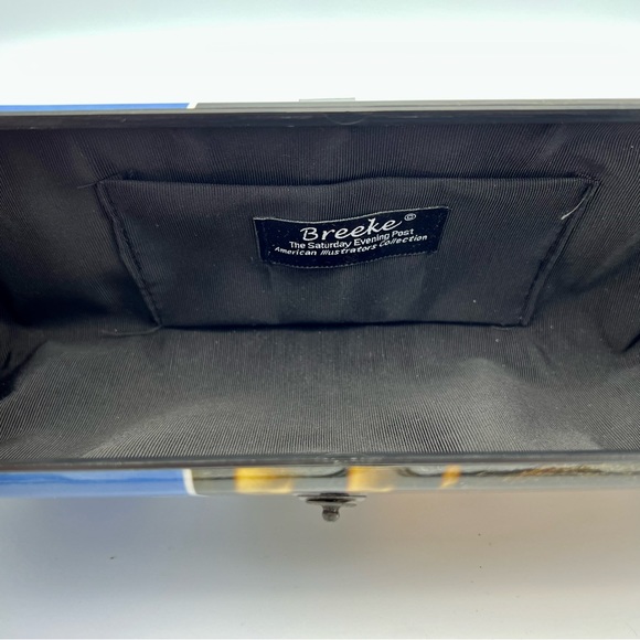 Jackie Kennedy Breeke The Saturday Evening Post Vintage Clutch Handbag Purse - Picture 4 of 8